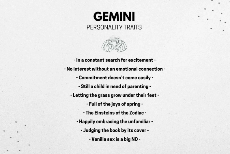 Gemini man negative traits