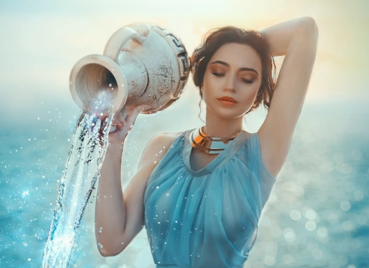 Aquarius woman eyes characteristics