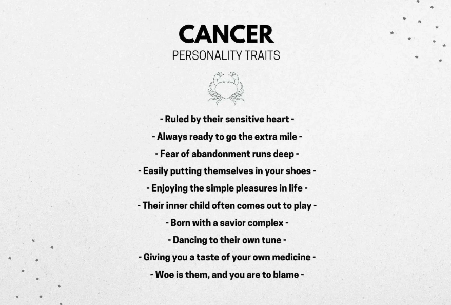 Cancer zodiac sign